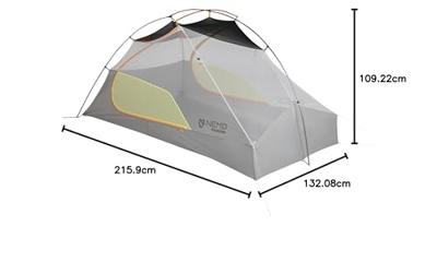 Nemo Mayfly Osmo 2P Trekkerstent Citron/Mango 2P Nemo Mayfly Osmo 2P Trekkerstent Citron/Mango 2P