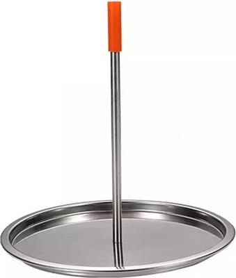 Verticale BBQ spies, voor kip, gyros. 20 cm, op stabiele voet