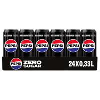 Pepsi cola zero sugar blik (24x 33cl) - thumbnail