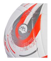 adidas Women&apos;s EURO25 League Final Voetbal Maat 5 Wit Zilver Oranje - thumbnail