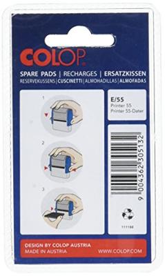 Kussen Colop E/55 Inkt Rood 2 Onderdelen Kussen Colop E/55 Inkt Rood 2 Onderdelen