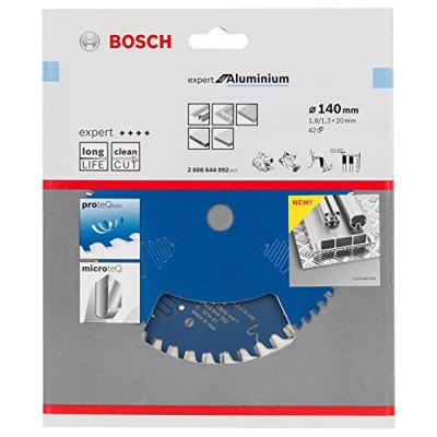 Bosch Accessoires Cirkelzaagblad Expert for Aluminium 140x20x1.8/1.3x42T - 2608644092 Bosch Accessoires Cirkelzaagblad Expert for Aluminium 140x20x1.8/1.3x42T - 2608644092