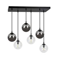 NADUVI Collection Glazen hanglamp eetkamer Cosmo 6-lichts - thumbnail