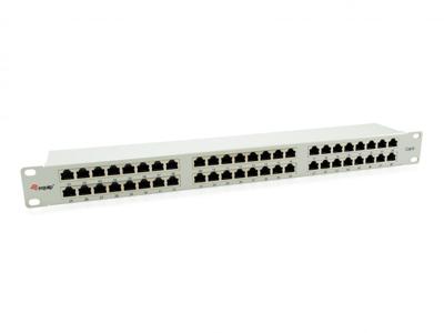 Equip 326349 48-Port Cat.6 Shielded Patch Paneel, Grijs