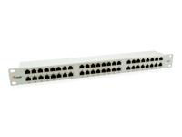 Equip 326349 48-Port Cat.6 Shielded Patch Paneel, Grijs - thumbnail