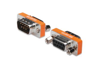 Digitus Adapter Serieel [1x D-sub bus 9-polig - 1x D-sub stekker 9-polig] Zilver, Oranje, Zwart
