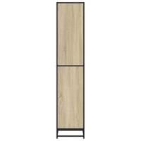 Boekenkast 40x35x170,5 cm bewerkt hout sonoma eikenkleurig - thumbnail