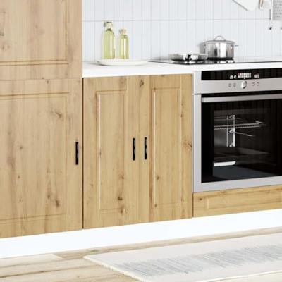 Keuken onderkast "Porto" bewerkt hout artisanaal eikenkleur Keuken onderkast "Porto" bewerkt hout artisanaal eikenkleur