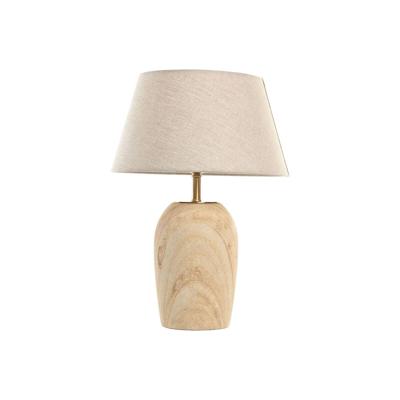 Bureaulamp Home ESPRIT Beige Gouden Natuurlijk 50 W 220 V