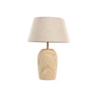 Bureaulamp Home ESPRIT Beige Gouden Natuurlijk 50 W 220 V - thumbnail