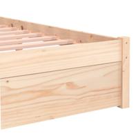 Bedframe massief hout 90x200 cm - thumbnail