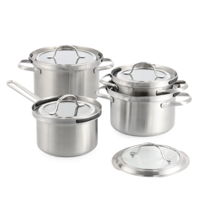 Q-linova 4-delige kookpannenset