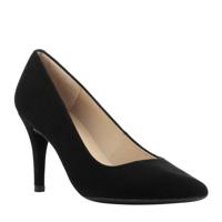 Unisa suède pumps zwart - thumbnail