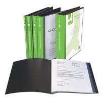 Q-CONNECT showalbum personaliseerbaar A4 100 tassen zwart - thumbnail