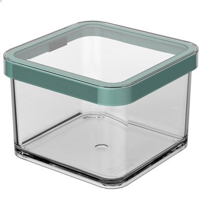Rotho LOFT Bewaardoos 10x10x7.2 cm 0.5L Mistletoe Groen/Transparant