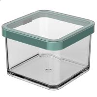 Rotho LOFT Bewaardoos 10x10x7.2 cm 0.5L Mistletoe Groen/Transparant - thumbnail