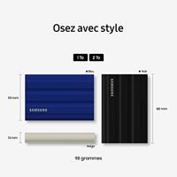 Samsung T7 Shield 1TB Externe SSD Blauw - thumbnail
