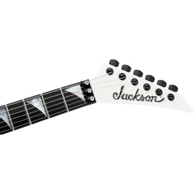 Jackson American Series Soloist SL2 DX EB Snow White elektrische gitaar met Floyd Rose 1500 en foam case