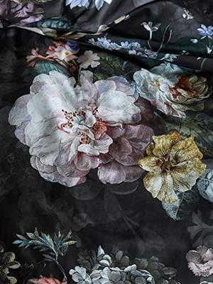 Essenza Fleur Festive Blooming black Dekbedovertrek