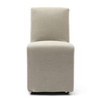 Rivièra Maison Eetkamerstoel 'Firenze' Op wielen, Mouliné Linen, kleur Fabulous Flax - thumbnail