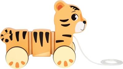 Small Foot - houten trekdier tijger safari fsc Small Foot - houten trekdier tijger safari fsc