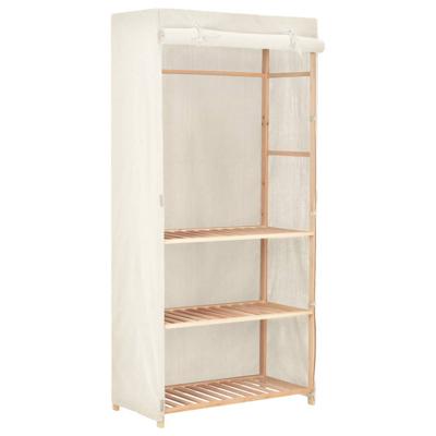 VidaXL Kledingkast 3-laags 79x40x170 cm VidaXL Kledingkast 3-laags 79x40x170 cm