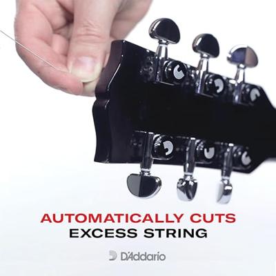 D&apos;Addario PWAT-6R1 Auto-Trim Tuning Machines 6 In-Line set-up chroom