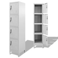 vidaXL Lockerkast met 4 vakken 38x45x180 cm - thumbnail