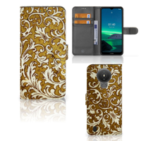Wallet Case Nokia 1.4 Barok Goud - thumbnail