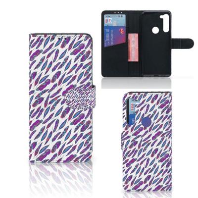 Motorola G8 Power | Telefoon Hoesje | Feathers Color Motorola G8 Power | Telefoon Hoesje | Feathers Color