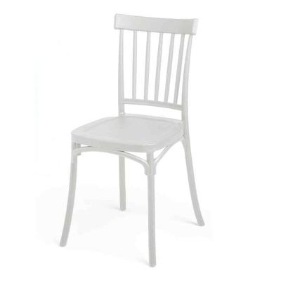 Stoel Gift Decor Wit Polypropyleen 42 x 81,5 x 45 cm Stangen