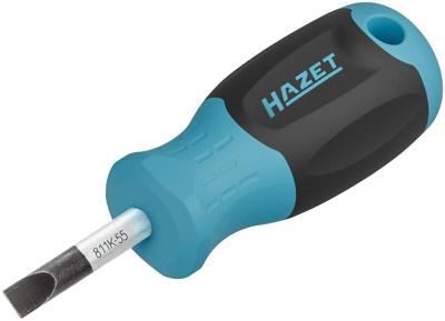 Hazet 811K-55 Werkplaats Platte schroevendraaier Kopbreedte: 5.5 mm
