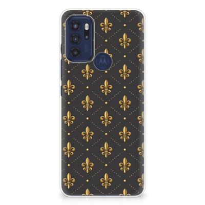 Motorola Moto G60s | TPU bumper | Franse Lelie Motorola Moto G60s | TPU bumper | Franse Lelie
