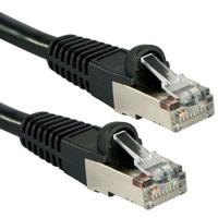 LINDY 47177 RJ45 Netwerkkabel, patchkabel CAT 6 S/FTP 1.00 m Zwart Snagless 1 stuk(s) - thumbnail