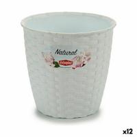Stefanplast Wit Plastic 14 x 13 x 14 cm (12 Stuks) - thumbnail