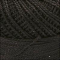 Creativ Company Mercerised katoengaren, zwart, 20 gr/ 1 bol - thumbnail