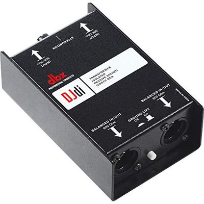 dbx DJDI passieve tweekanaals DI box dbx DJDI passieve tweekanaals DI box