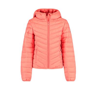 America Today Junior gewatteerde tussenjas Alice koraalrood America Today Junior gewatteerde tussenjas Alice koraalrood