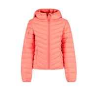 America Today Junior gewatteerde tussenjas Alice koraalrood - thumbnail