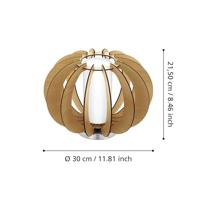 Eglo TafellampjeStellato 1 hout - 95603 - thumbnail