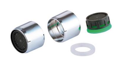 Kirchhoff ECO-SAVE Beluchter, chroom, M22IT, 7,5l/min, kalkbescherming (2x) - 98959161