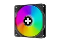 Xilence XF083 PC-ventilator Zwart (b x h x d) 12 x 2.5 x 12 cm Incl. LED-verlichting - thumbnail