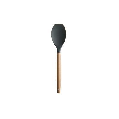 Siliconen houten handvat spatel hittebestendige soeplepel non-stick speciale koken schop keuken gereedschap spatel schop