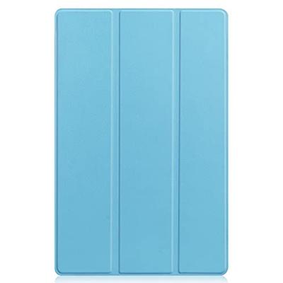 3-Vouw sleepcover hoes - Lenovo Tab P11 Pro - Lichtblauw 3-Vouw sleepcover hoes - Lenovo Tab P11 Pro - Lichtblauw