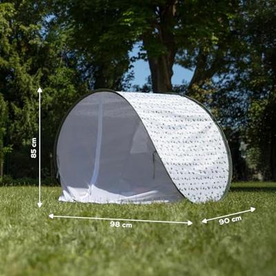 Anti-UV UPF50+ tent met muggenet Babymoov groen - thumbnail