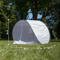 Anti-UV UPF50+ tent met muggenet Babymoov groen - thumbnail