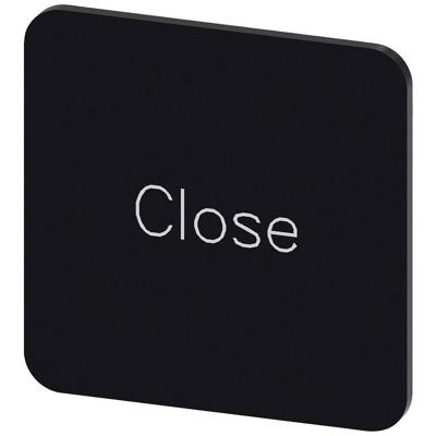 Siemens 3SU1900-0AF16-0DX0 3SU19000AF160DX0 Vierkant (b x h) 22 mm x 22 mm Close Zwart, Wit 10 stuk(s)