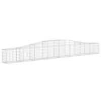 Schanskorf gewelfd 400x30x40/60 cm gegalvaniseerd ijzer - thumbnail