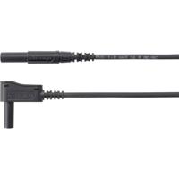 Schützinger Meetsnoer Stekker 4 mm Stekker 4 mm 150.00 cm Zwart 1 stuk(s) - thumbnail