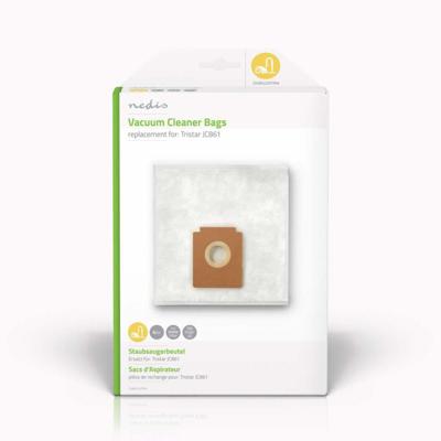 Nedis Stofzuigerzak | 4 Stuks | Synthetisch | voor Tristar JC861 | Wit | 1 stuks - DUBG220TRI4 DUBG220TRI4